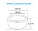 Bazén vířivý MSPA Carlton M-CA061  (11400258)