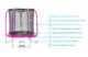 Trampolína Marimex Standard 183 cm růžová + vnitřní ochranná síť + schůdky ZDARM  (19000109)